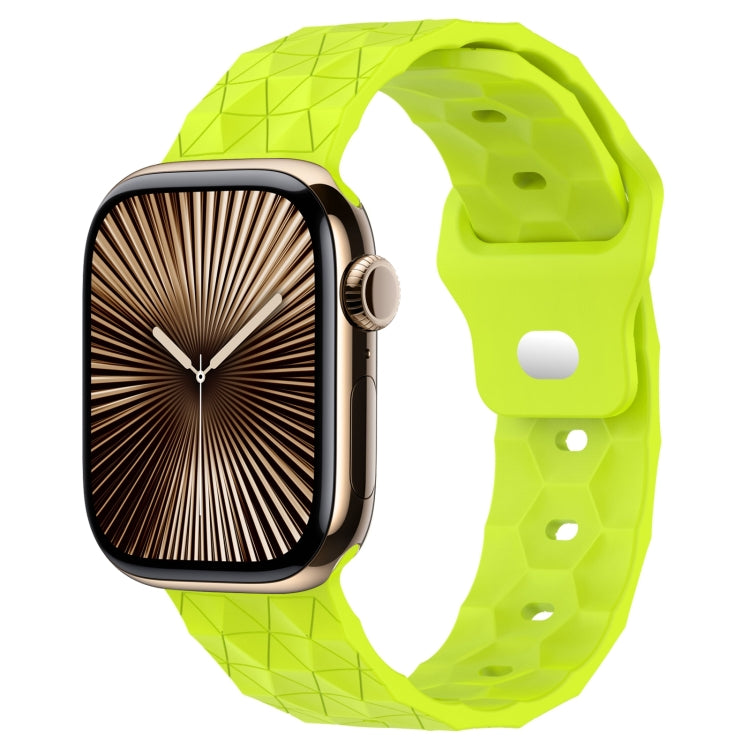 Football Texture Silicone Watch Band, For Apple Watch Series 10 46mm, For Apple Watch Series 10 42mm